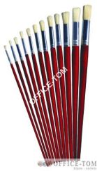 Pędzel szczecina okrągły, komplet 12szt. Nr 1 - 12 Grand