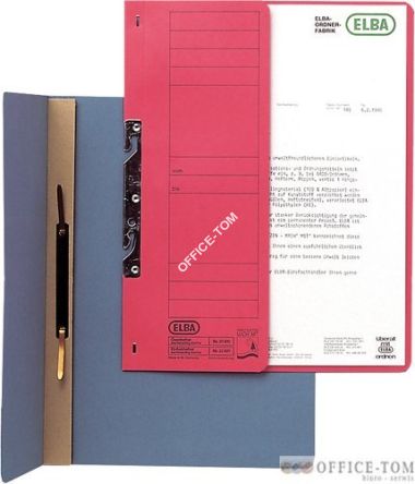 Skoroszyt kartonowy 1/2 A4 hakowy  szary 100551894 ELBA