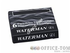 Czarne WATERMAN naboje international (6 Szt.)