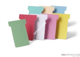 Karteczki NOBO T-card, rozmiar 2 - 60mm, żółte 100 szt.