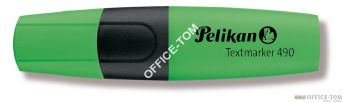 Zakreślacz 490 ZIELONY /10/ PELIKAN