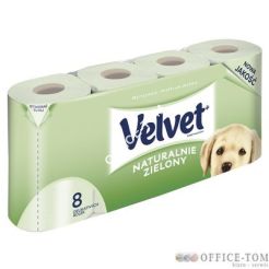 Papier toal.VELVET  (8) zielon y