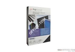 Okładki do bindowania GBC PolyOpaque A4 300 mic 100 sztuk. Granatowe