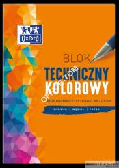 Blok techniczny OXFORD A4 10k 225G KOLOR