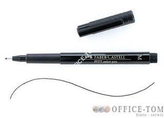 Pitt Artist Pen Czarny M Opakowanie 10Sztuk FABER-CASTELL
