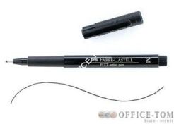 Pitt Artist Pen Czarny M Opakowanie 10Sztuk FABER-CASTELL