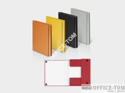 Teczka VAUPE skrzydłowa z rzepem -popielaty