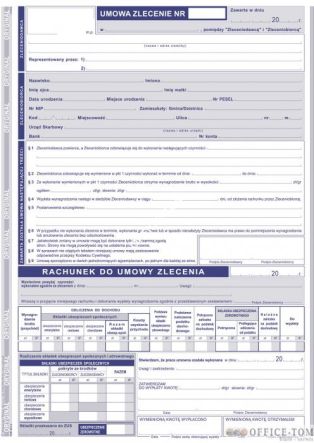 Umowa zlecenie MICHALCZYK I PROKOP A4 40 kartek
