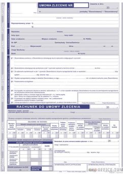 Umowa zlecenie MICHALCZYK I PROKOP A4 40 kartek