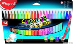 Flamastry trójkątne 24kol COLOR 845022 MAPED