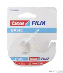 Taśma biurowa TESA Basic 10m X15mm z Dyspenserem w etui 1szt. 58548