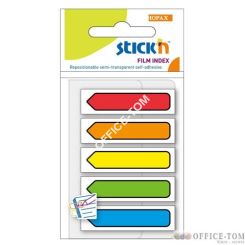 Zakładki Indeksujące Samoprzylepne. Strzałki, Mix 5 Kol.Neon