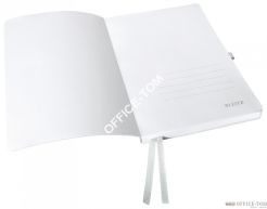 Notatnik w miękkiej oprawie Leitz Style A5 kratka, Arktyczna biel