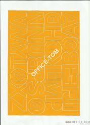 LITERY samoprzylepne 4cm (8szt) zielone ARTDRUK