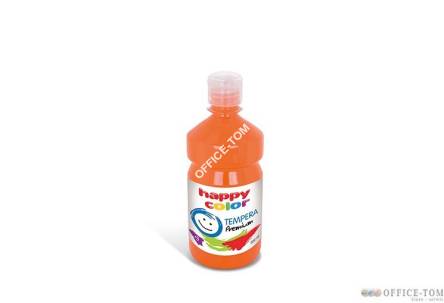 Farba tempera Premium 500ml, pomarańczowy Happy Color