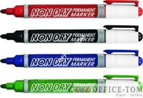 Marker DONG-A permanentny okrągła końcówka czerwony