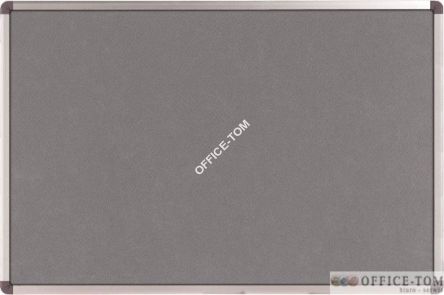 Tablica NOBO tekstylna Elipse 120 x 90 cm, szara