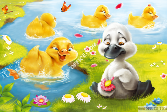 Puzzle Brzydkie Kaczątko - Puzzle Maxi 24 elementy TREFL 14128