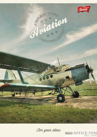 Brulion w twardej oprawie A4, 96k., krata Unipap