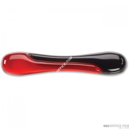 Podkładka żelowa pod klawiaturę i nadgarstki czerwono-czarna 62398 Kensington