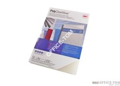 Okładki do bindowania GBC PolyClearView A4 350 mic 100 sztuk. Przezroczyste-lodowe