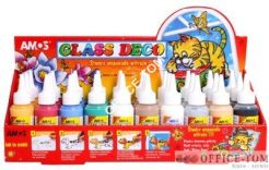 Farby witrażowe AMOS GD60P30 - 60ml x 30 szt.