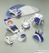 Dyspenser na spinacze PAPER CLIP BOX srebrny - 2