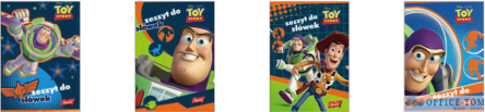 Zeszyt do słówek A6, 16k., krata, TOY STORY DISNEY  UNIPAP