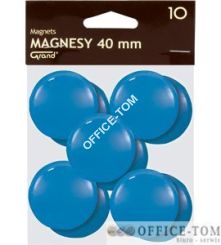 Magnesy średnica 40 mm niebieski 10 szt. Grand