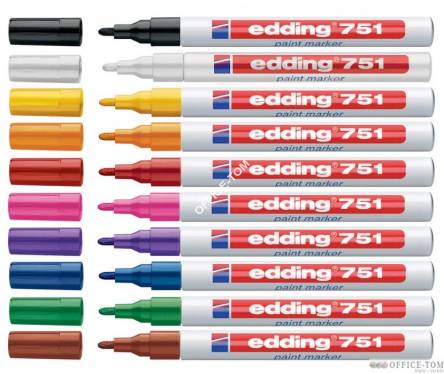 Marker lak.1-2mm 751 zielony EDDING końcówka okrągła