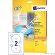 Etykiety AVERY ZWECKFORM na płyty CD A4, 25 ark./op., ?117 mm, białe - 2