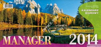 Kalendarz leżący MANAGER H3 320*150 dzień/stronie Telegraph