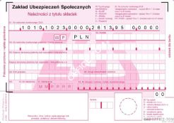 ZUS - Polecenie Przelewu MICHALCZYK I PROKOP A6 80 kartek