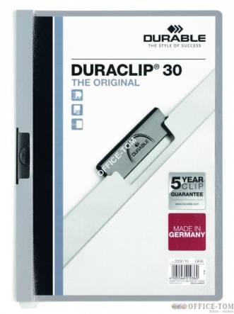 Skoroszyt DURABLE DURACLIP® Original 30 szary