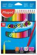Kredki trójkątne Colorpeps 18 szt - 2