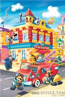 Puzzle Straż pożarna Myszka Miki - Puzzle Maxi 24 elementy TREFL 14083