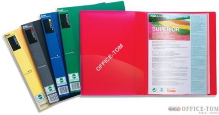 Album ofertowy A4 20 kieszeni czerwony ony DCF142B SUPERIOR PENTEL