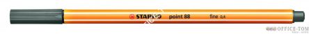 Cienkopis STABILO point 88 0,4mm ciemno szary