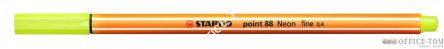 Cienkopis STABILO 88/024 neonowy żółty