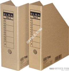Pojemnik na czasopisma TRIC 4 10cm brązowy 100552612 ELBA