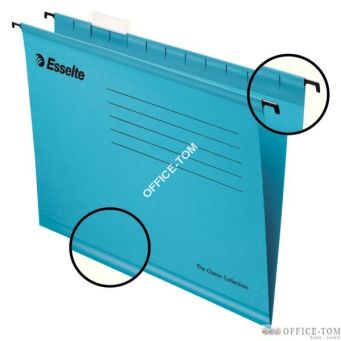 Teczki zawieszane Esselte A4, Pendflex standard, niebieski