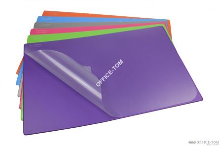 Podkład na biurko z folią 38x58 violet BIURFOL
