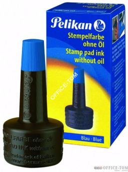 Tusz do stempli 28ml niebieski PELIKAN