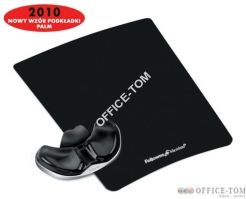 Podkładka pod mysz i nadgarstek FELLOWES Health-V CRYSTAL PALM, czarna