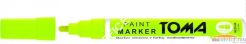Marker olejowy z farbą, końcówka 2,5mm - zielony neon Toma