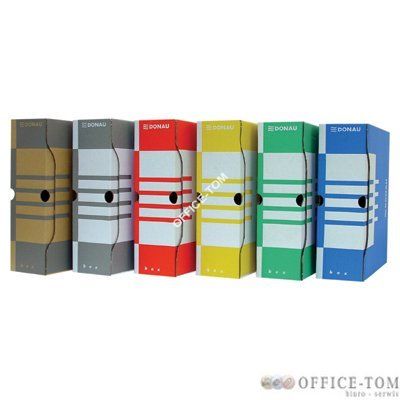 Pudło archiwizacyjne na segr. Donau A4/80  czerwone