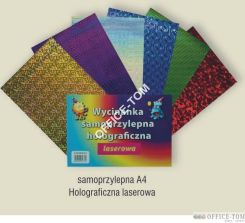 Wycinanka samoprzylepna A4 holograficzna laserowa   CORMORAN *7757