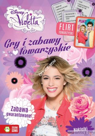 Książka Gry i zabawy z Violettą - z kartami do flirtu Zielona Sowa