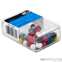 Szpilki tablicowe kolorowe 8x15 50sztuk FOLIA E&D PLASTIC