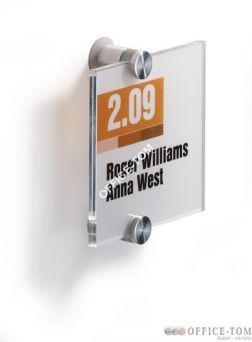 Tabliczka informacyjna CRYSTAL SIGN 105 x 105 mm DURABLE